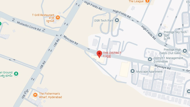 Location of Coworking Space in Regus The District, Nanakramguda - Image 284648
