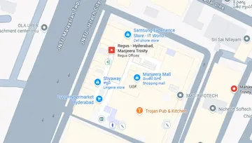 Location of Regus Manjeera Trinity Co-Working space in Kukatpally, Hyderabad - Image 284070