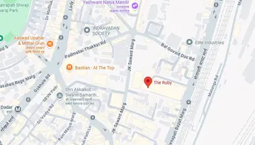 Location of Awfis Ruby Towers Co-Working space in Dadar West, Mumbai - Image 285438