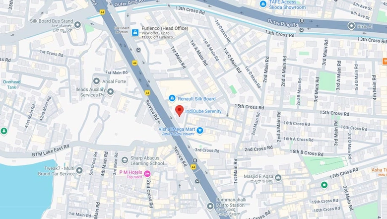 Location of Coworking Space in IndiQube Serenity, HSR Layout - Image 285210