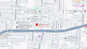 Location of Regus Shyamala Tower Co-Working space in Saligramam, Chennai - Image 283999