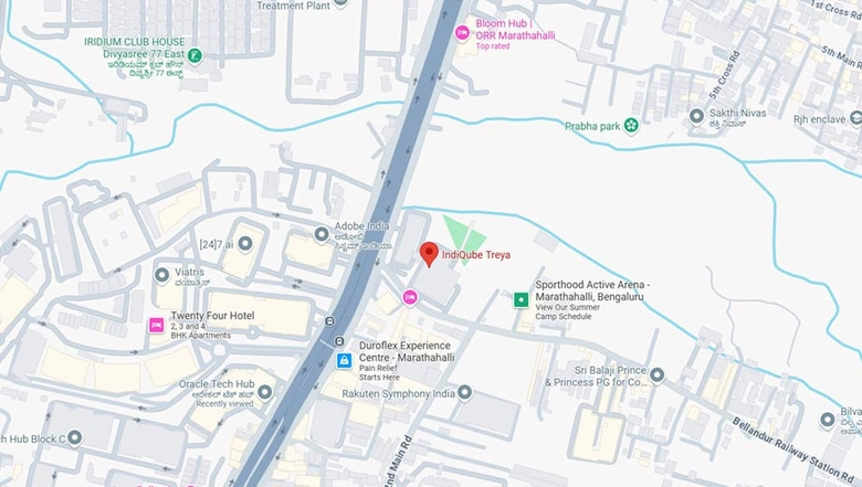 Location of Coworking Space in IndiQube Treya, Outer Ring Road - Image 285404