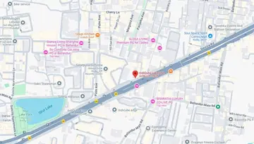 Location of IndiQube Lakeside Co-Working space in Bellandur, Bangalore - Image 285450