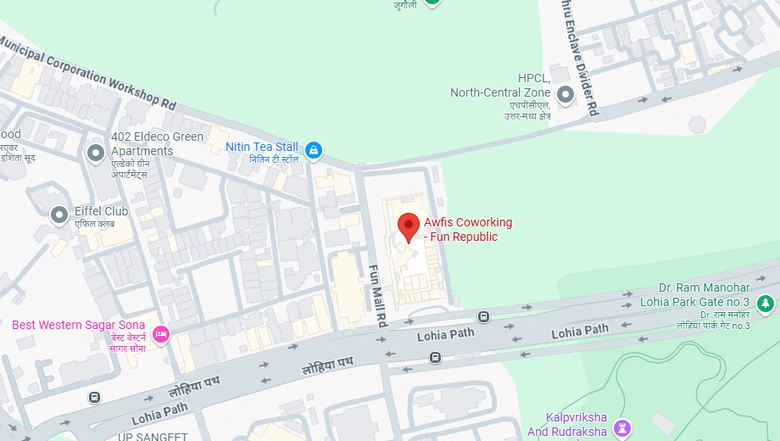 Location of Coworking Space in Awfis Fun Republic, Gomti Nagar - Image 285701