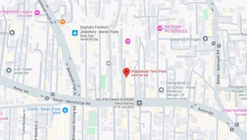 Location of Regus Prabhavee Tech Park Co-Working space in Baner, Pune - Image 282921
