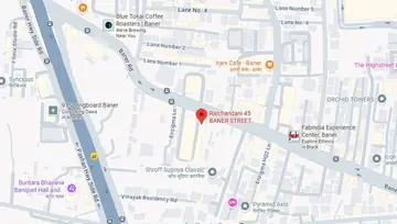 Location of Regus 45 Baner Street Co-Working space in Baner, Pune - Image 282930