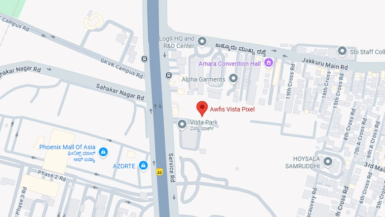 Location of Coworking Space in Awfis Vista Pixel, Jakkur - Image 286368