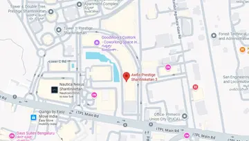 Location of Awfis Prestige Shantiniketan 3 Co-Working space in Whitefield, Bangalore - Image 286281