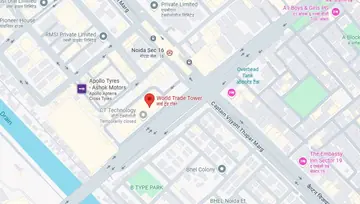 Location of Regus World Trade Tower Co-Working space in Sector 16, Noida - Image 284924