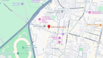 Location of Awfis Prestige UB City Co-Working space in Ashok Nagar, Bangalore - Image 286340