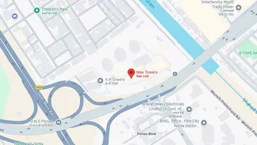 Location of Regus Max Towers Co-Working space in Sector 16, Noida - Image 284898