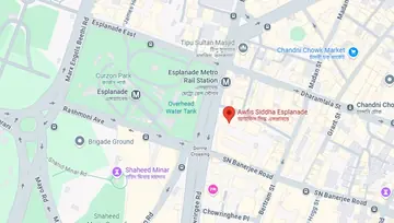 Location of Awfis Siddha Esplanade Co-Working space in Taltala, Kolkata - Image 286169