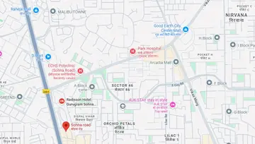Location of Regus 49 Sohna Road Co-Working space in Sohna Road, Gurgaon - Image 284709