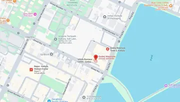 Location of IndiQube Waterside Co-Working space in Salt Lake, Kolkata - Image 282596