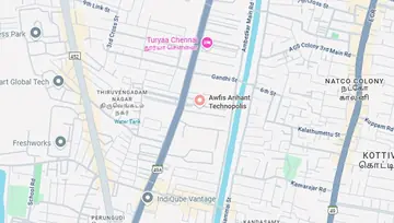 Location of Awfis Arihant Technopolis Co-Working space in Perungudi, Chennai - Image 286887