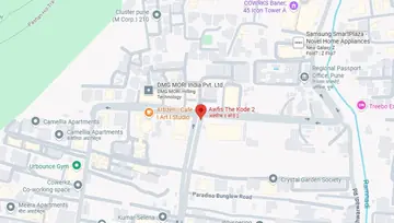 Location of Awfis The Kode Co-Working space in Baner, Pune - Image 285649