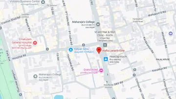 Location of Awfis Lanarth Elite Co-Working space in MG Road, Kochi - Image 286082