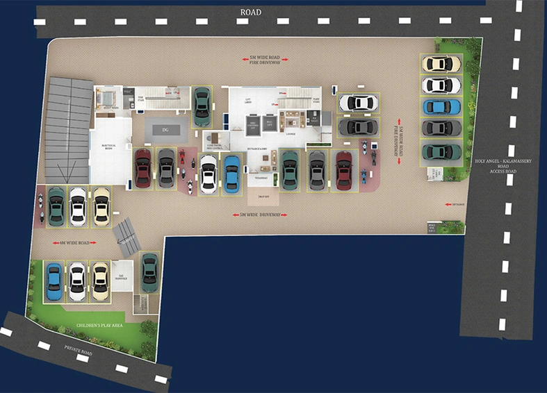 Master Plan of Classic Indian Earth in Thrikkakara, Kochi - Image 283568