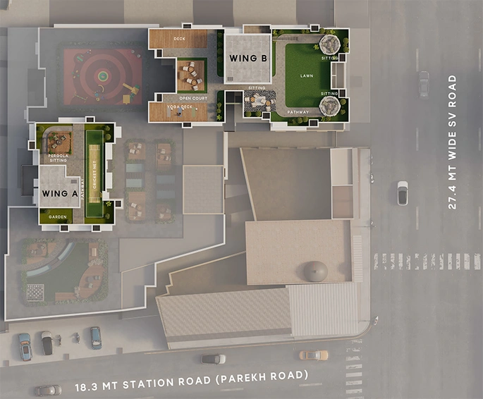 Master Plan of United Prabhu Plaza in Malad West, Mumbai - Image 294266