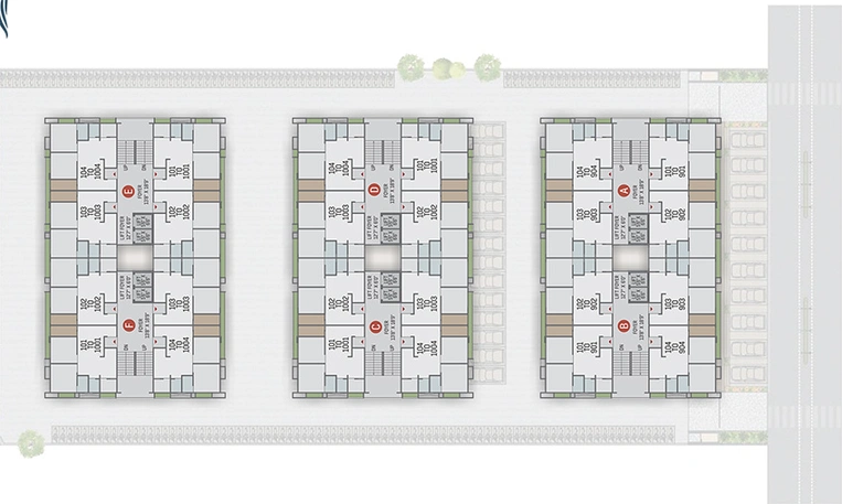 Master Plan of Sahajanand Glory in Nava Naroda, Ahmedabad - Image 283688