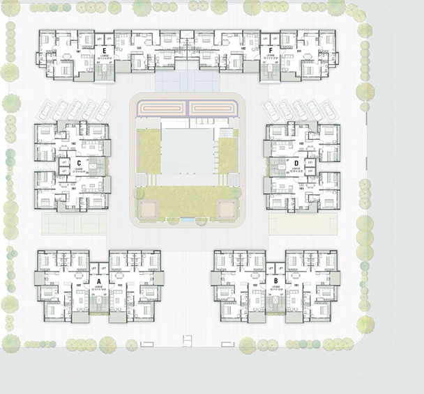 Master Plan of Sahajanand Lotus in Manjalpur, Vadodara - Image 283721