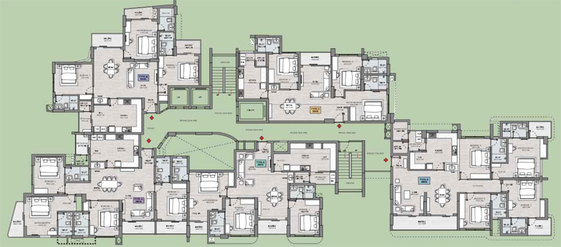 Floor Plan of Skyline Dynasty in Edappally, Kochi - Image 283924
