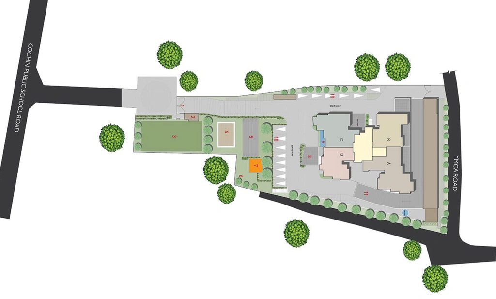 Master Plan of SFS Song Of Nightingale in Vazhakkala, Kochi - Image 283955