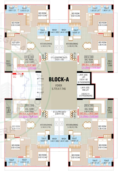 Floor Plan of Jay Karnavati 8 in Narol, Ahmedabad - Image 284095
