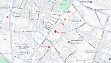 Location of Smartworks Sirius Building Co-Working space in Vasanth Nagar, Bangalore - Image 286395