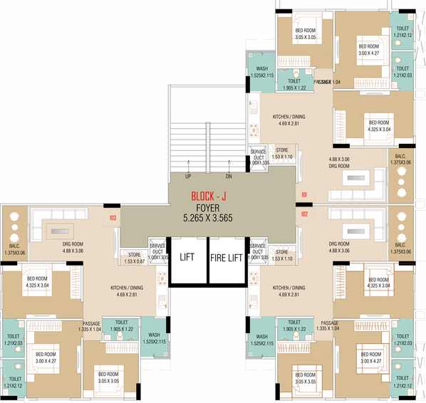 Floor Plan of Sainath Karnavati Apartment 7 in Vatva, Ahmedabad - Image 284157