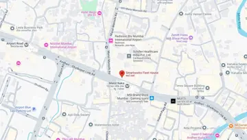 Location of Smartworks Fleet House Co-Working space in Andheri East, Mumbai - Image 286678