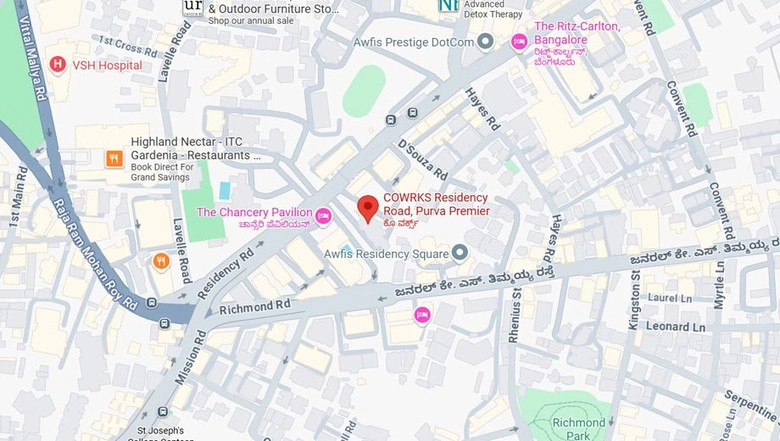 Location of Coworking Space in Cowrks Residency Road, Ashok Nagar - Image 286764