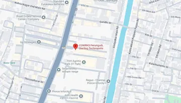 Location of Cowrks Perungudi Co-Working space in Perungudi, Chennai - Image 286797