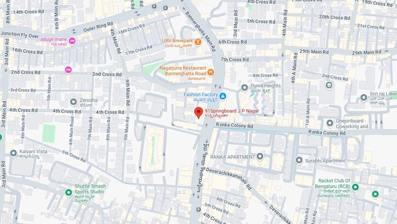 Location of Coworking Space in 91Springboard J P Nagar, JP Nagar - Image 287244