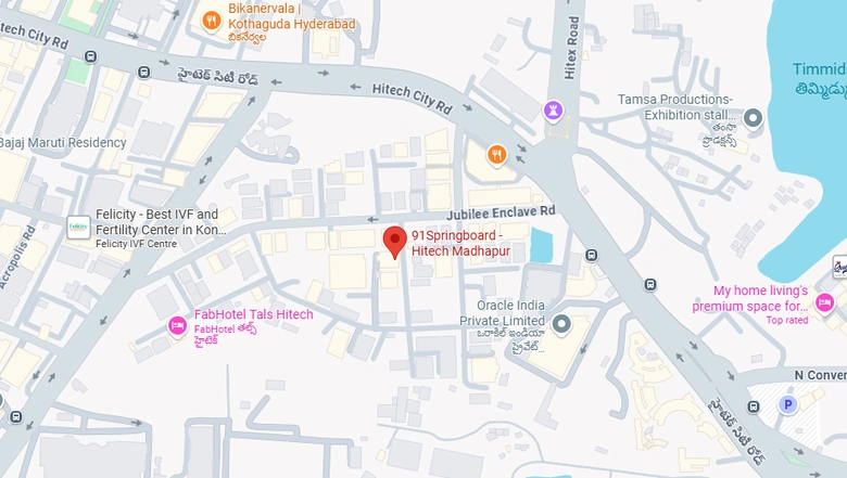 Location of Coworking Space in 91Springboard Hitech Madhapur, Hitech City - Image 287933