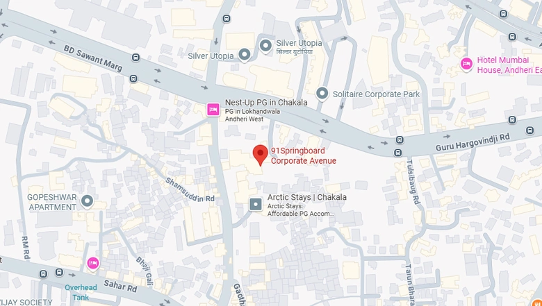 Location of Coworking Space in 91Springboard Corporate Avenue, Andheri East - Image 287995