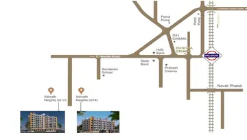 Location of Adinath Heights - Image 19968