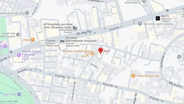 Location of DevX Laxmi Pinnacle Co-Working space in Banjara Hills, Hyderabad - Image 286593