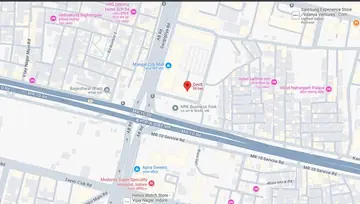 Location of DevX NRK Business Park Co-Working space in AB Road, Indore - Image 286502
