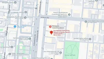 Location of Incuspaze Noida Campus Co-Working space in Sector 64, Noida - Image 287540