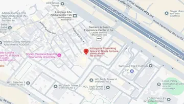 Location of Incuspaze Fortune One Co-Working space in Sector 126, Noida - Image 287556