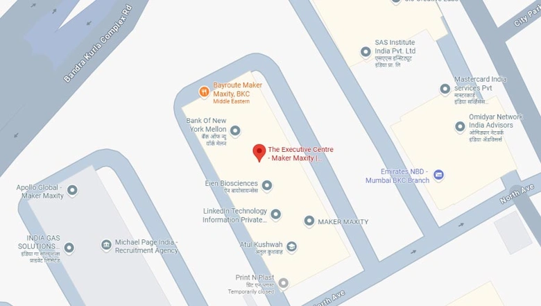 Location of Coworking Space in The Executive Centre Maker Maxity, Bandra East - Image 288034
