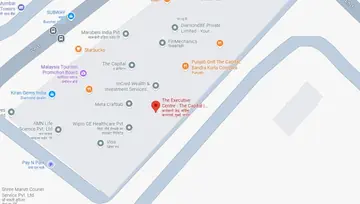 Location of The Executive Centre The Capital Co-Working space in Bandra East, Mumbai - Image 288046