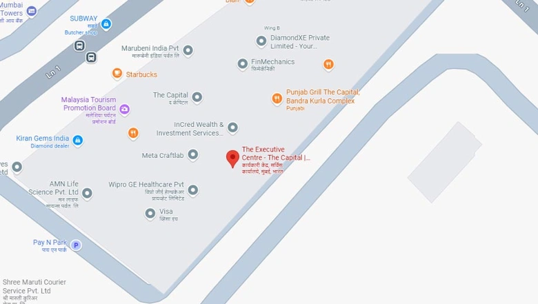 Location of Coworking Space in The Executive Centre The Capital, Bandra East - Image 288046