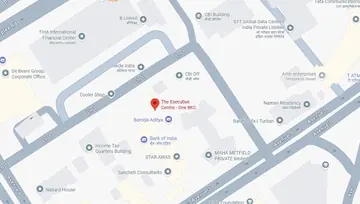 Location of The Executive Centre One BKC Co-Working space in Bandra East, Mumbai - Image 288051