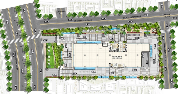 Master Plan of Pranava Business Park in Kothaguda, Hyderabad - Image 287277