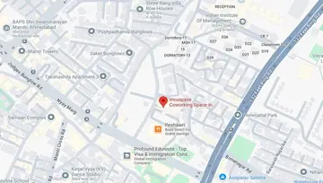 Location of Incuspaze The First Co-Working space in Vastrapur, Ahmedabad - Image 287751