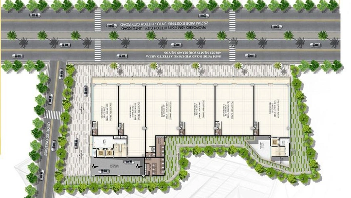 Master Plan of Pranava Interlux in Hitech City, Hyderabad - Image 287290
