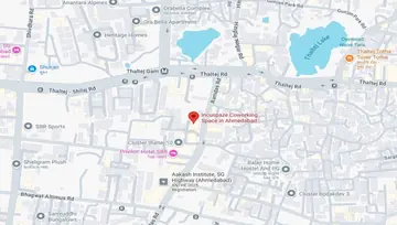 Location of Incuspaze Krish Cubicals Co-Working space in Thaltej, Ahmedabad - Image 287768