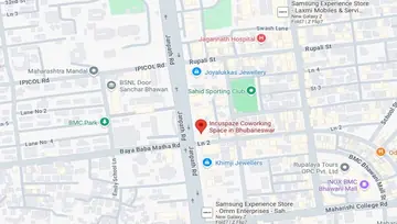 Location of Incuspaze Janpath Co-Working space in Saheed Nagar, Bhubaneswar - Image 287888
